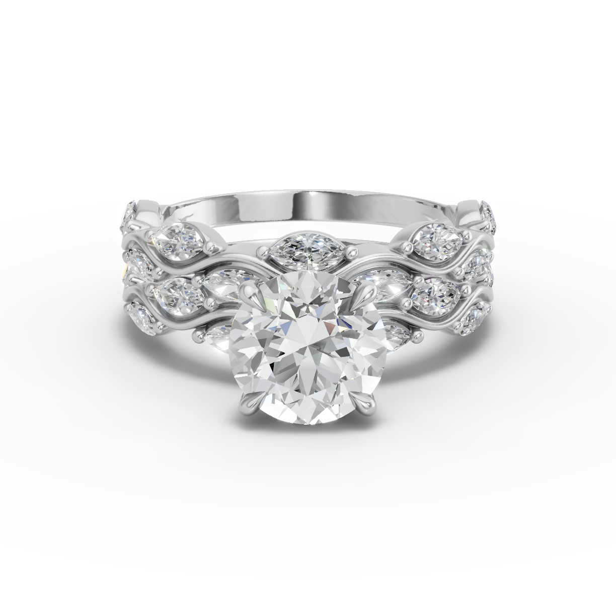 Edera Marquise Lab Diamond Band
